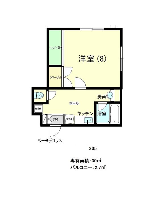 ベータデコラスの間取り