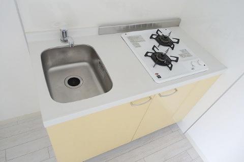 キッチン　2口ガスコンロ