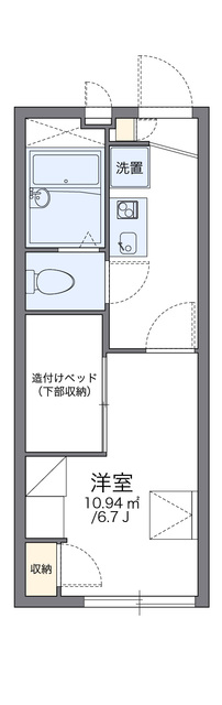 レオパレス常盤の間取り