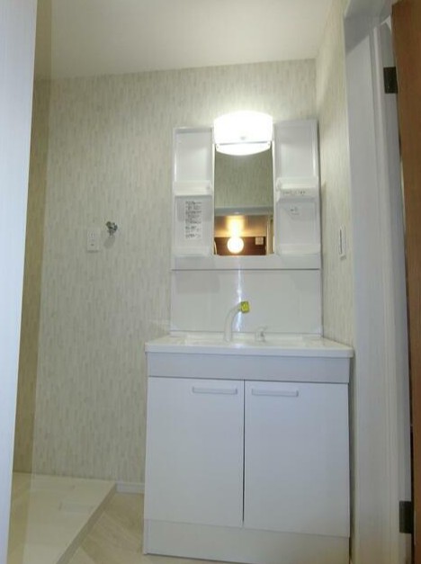 洗面設備　朝の身支度に便利なシャンプードレッサー