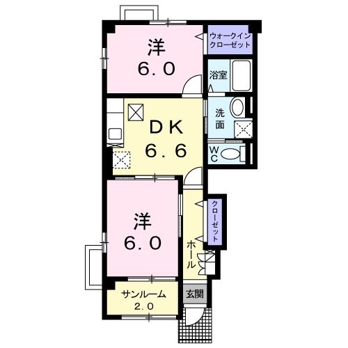 森の時計の間取り