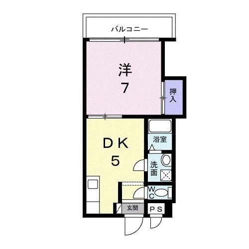 中新川郡上市町稗田のマンションの間取り