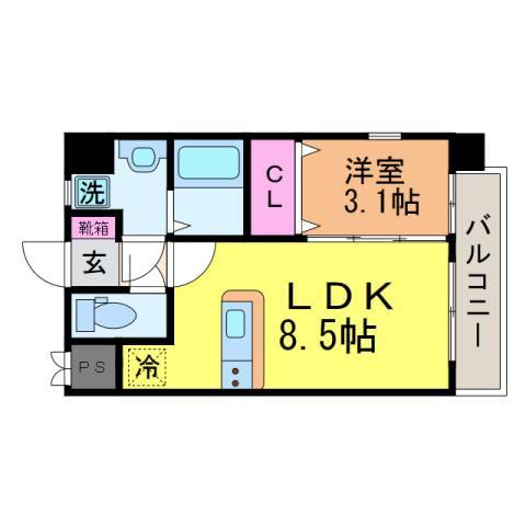 アルファプレミアム高砂の間取り