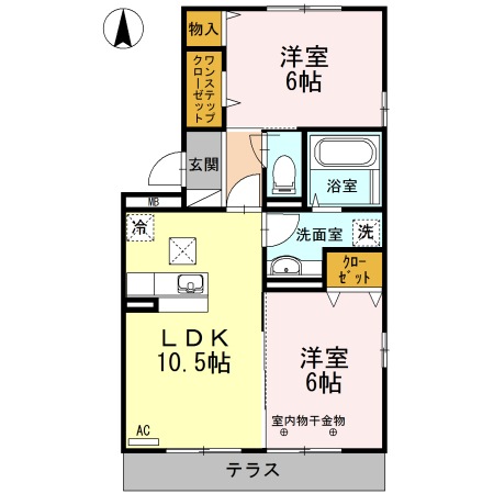 サンモールの間取り