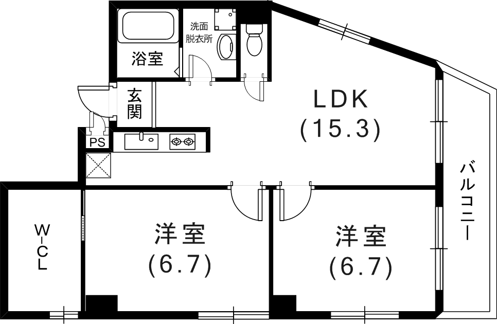 RECIA ROKKOの間取り