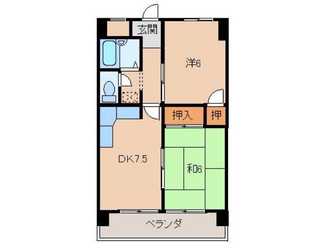 グリーンヒル金池の間取り