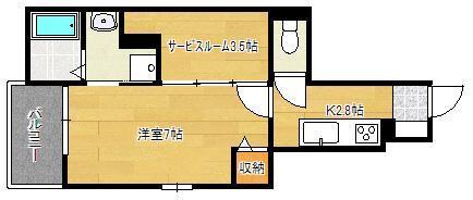 オーブアビタシオンII番館の間取り