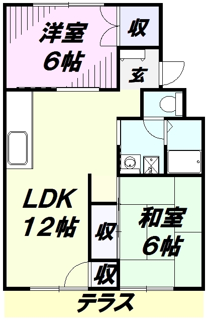 ホワイトヴィラの間取り