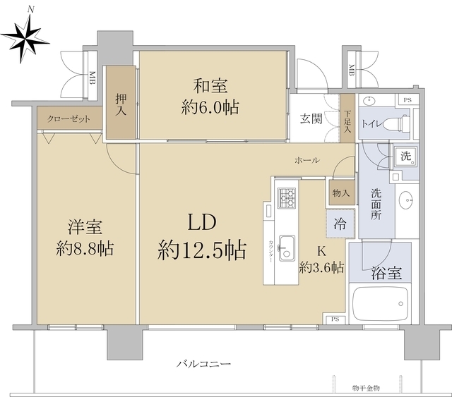 パークハウス北四条公園通の間取り