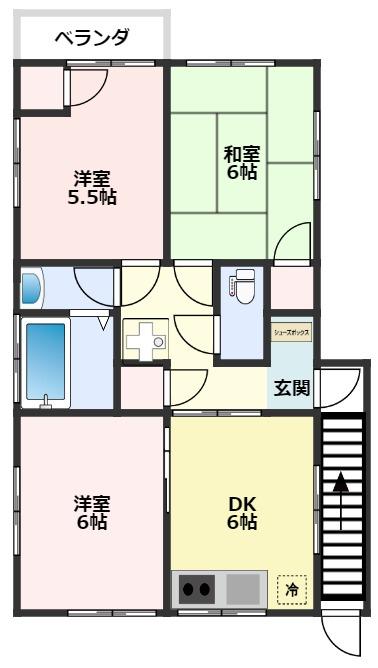 サンライトハイツの間取り