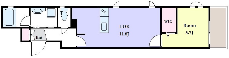 【ラフィーネIIIの間取り】