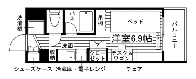 （仮称）学生会館 アントレノード新板橋[食事付き]の間取り