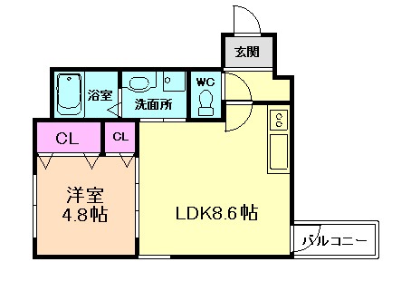 Park Frontじろよんの間取り