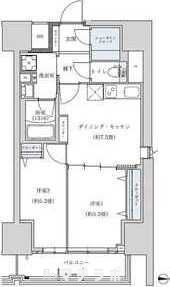 名古屋市中区新栄のマンションの間取り