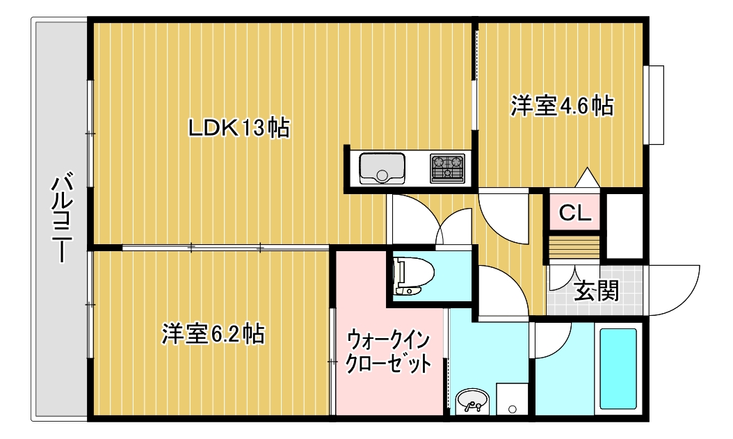 kokomo天神尾の間取り