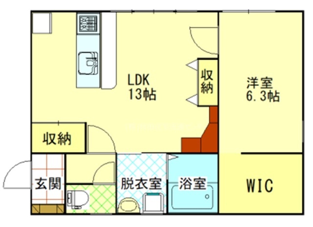 ウエストコートの間取り