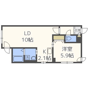 ＫＤＭハイツの間取り