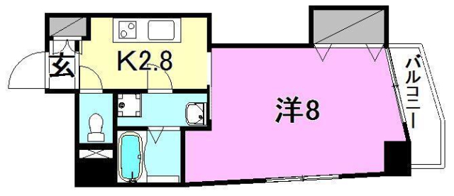 Mayfair空港通squareの間取り