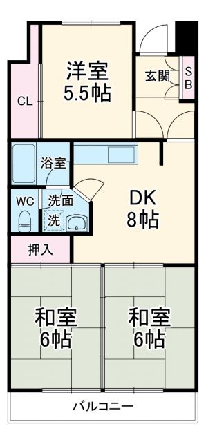 アーク稲元の間取り