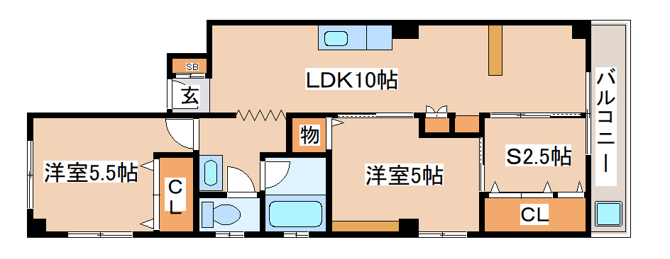 いづみハイツの間取り