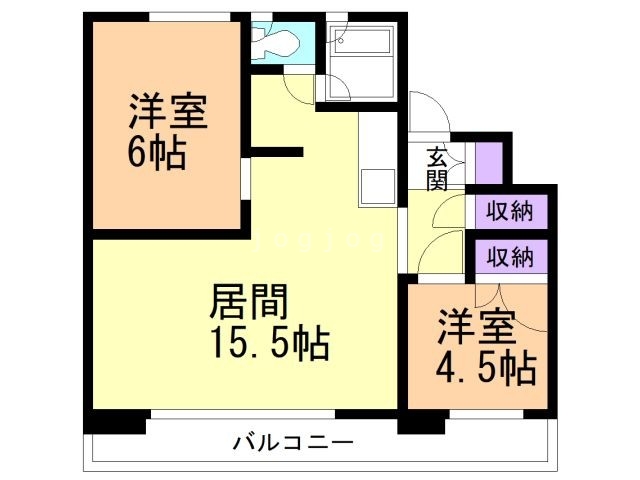 メープルバウム　１棟の間取り