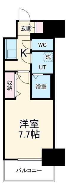 メイクス名駅太閤の間取り