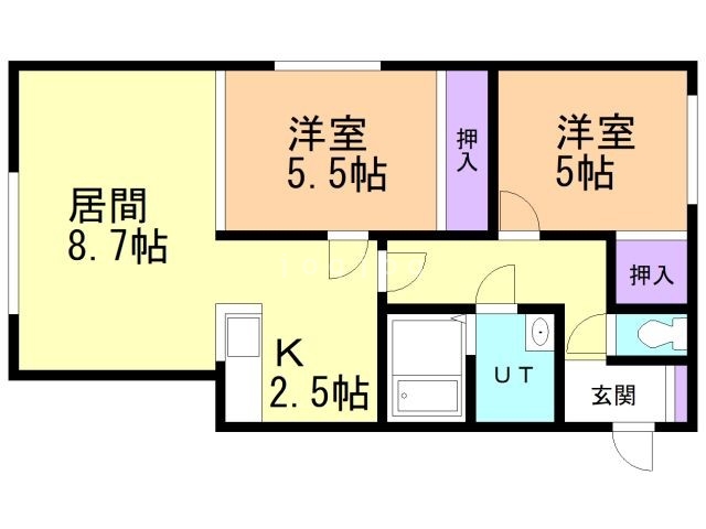 シティアドレ錦町の間取り