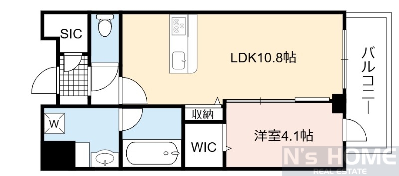 ウェルホームズ法円坂.の間取り