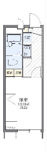 レオパレスＴＡＫＡ　デルタの間取り