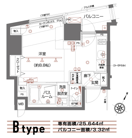 ZOOM都立大学の間取り