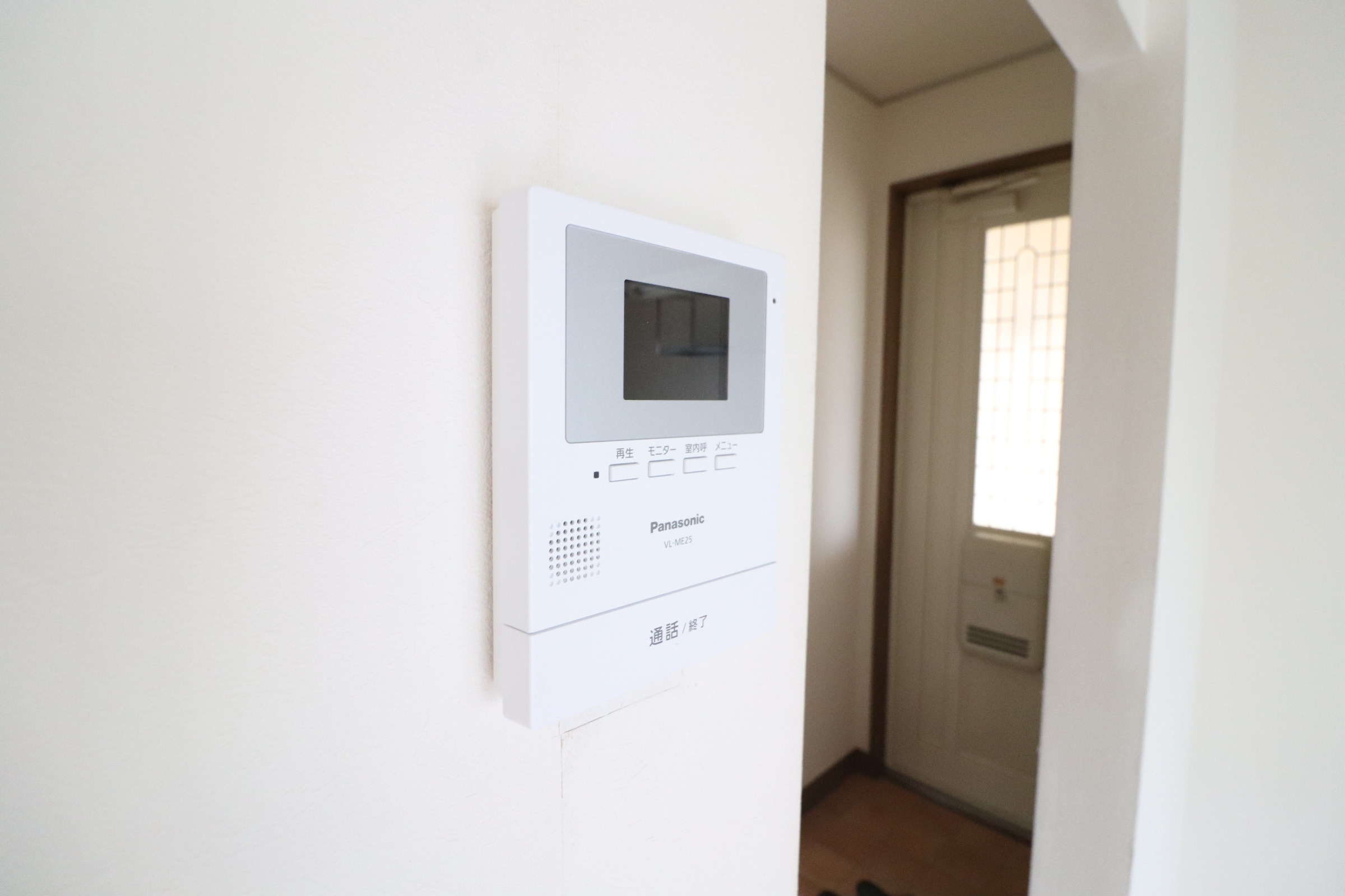セキュリティ　モニター付きインターホン☆