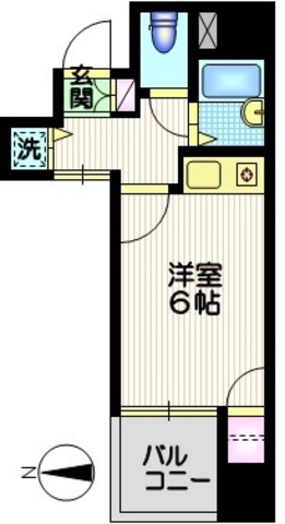 港区高輪のマンションの間取り