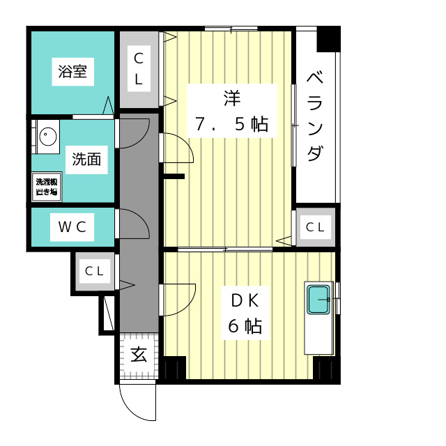 メゾンＴＡＫＡＧＩの間取り