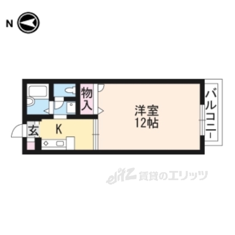 第５ハイツ高樋の間取り