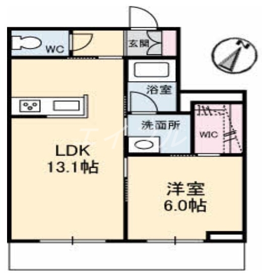 セルディーナ早島駅前（ＢＥＬＳ認証・ＺＥＨ）の間取り