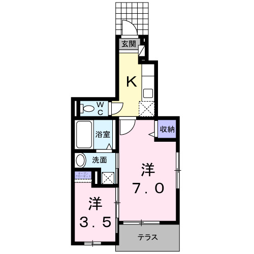 サンアルドーレの間取り