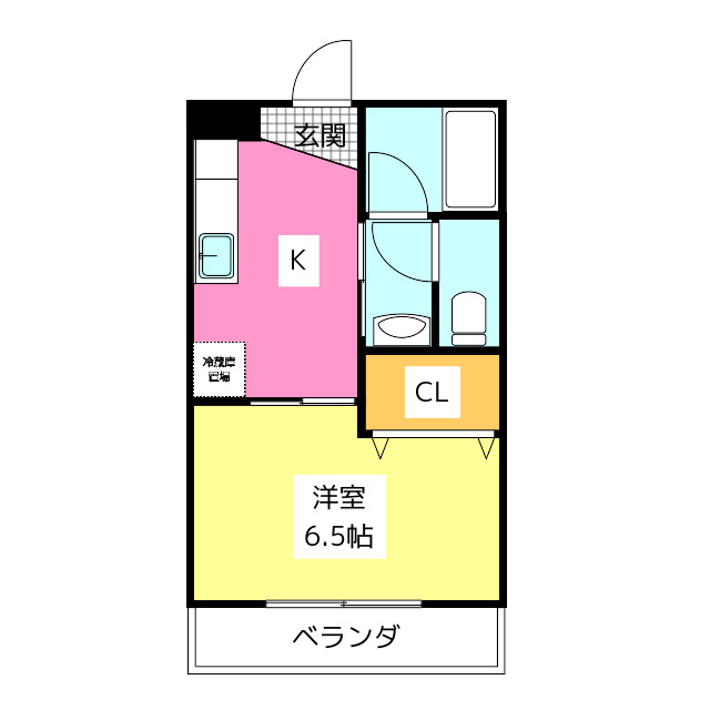 大産若久マンションの間取り