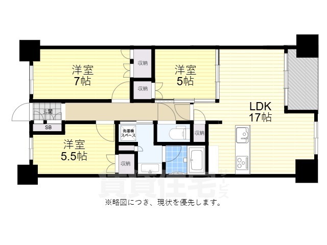 アヴァンセテラス瑞穂日向町の間取り