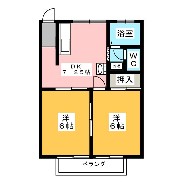 どれみハイツＡの間取り