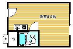 メガロコープ福島の間取り