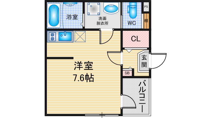 ハーモニーテラス城木町の間取り