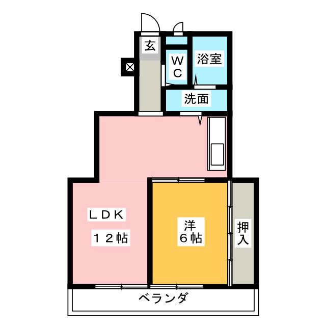 エクセル東丘の間取り