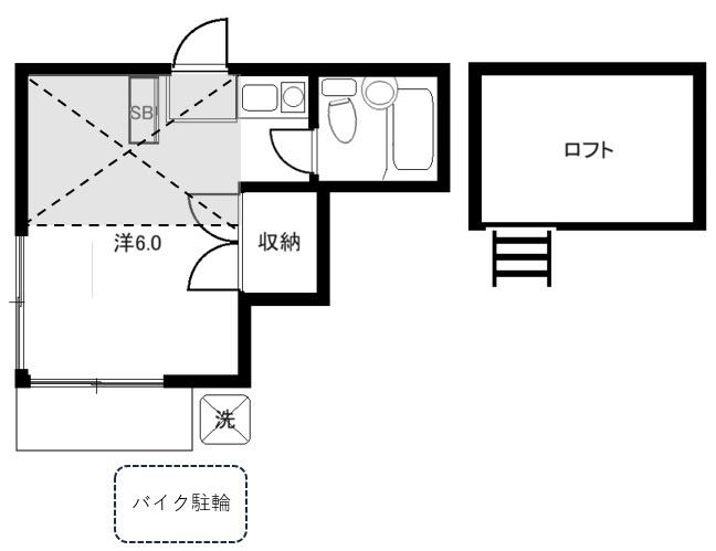 ダイヤモンド坂本の間取り