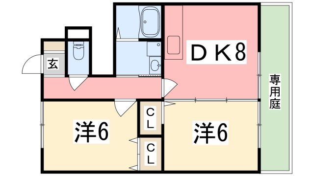 サニーコート御立の間取り