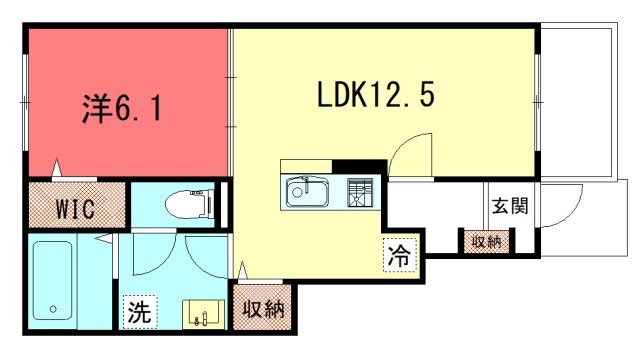 シモン宝ヶ池の間取り