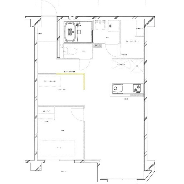 リルームス秋葉町（旧：ローレンスビレッジIII）の間取り