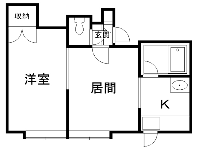 フラワー豊平の間取り