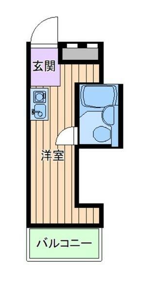 大田区南六郷のマンションの間取り