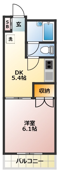 グラウンヴィラージュ常盤台の間取り