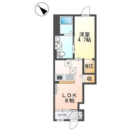 八王子市左入町のアパートの間取り